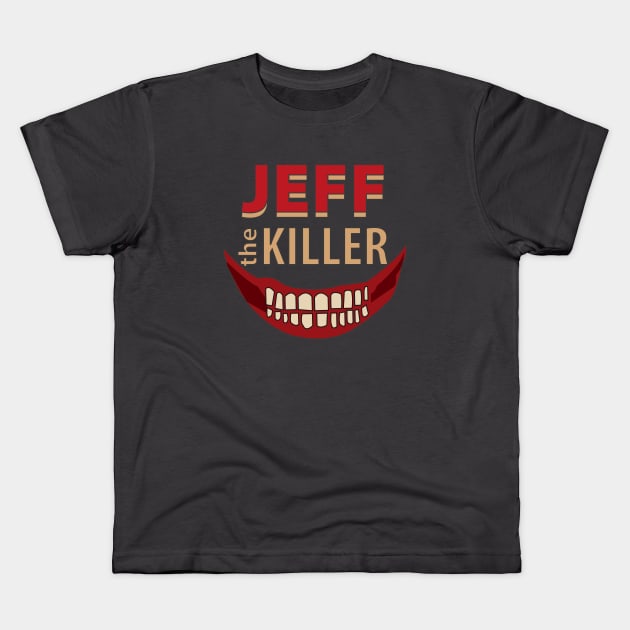 Jeff the killer Kids T-Shirt by dddesign